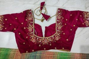 Maggam blouse On High Quality Velvet