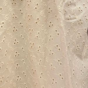 White Embroidered Chikankari Kurta