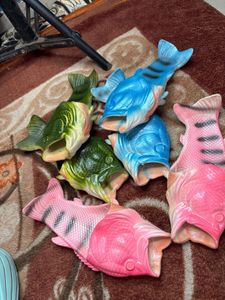 stock clear Fun Fish Sandals - Set of 3