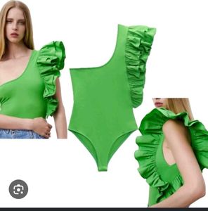 Zara Green Bodysuit