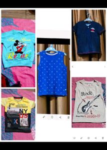 8 Boys' T-Shirt Bundle (Size Varies)