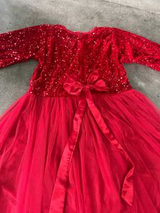 Sparkling Red Sequin Gown