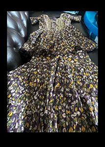 Boho Floral Print Kurta Set