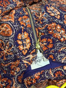 Label Ritu Kumar Printed Maxi Dress with Zip