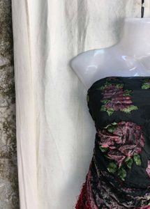 Velvet Rose Strapless Top