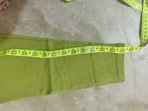 Lime Green Cotton Pants