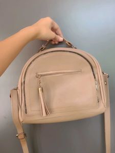 Stylish Beige Crossbody Bag