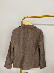 SADE Chic Plaid Blazer Jacket
