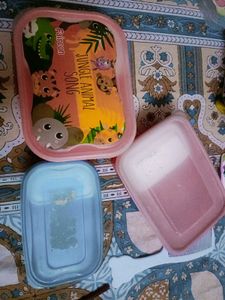 Combo Of 3 Plastic Lunch