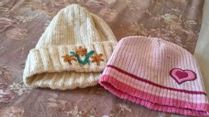Floral Embroidered Knit Beanie