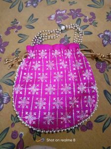 Women Hand Embroidered Potli Bags for wedding