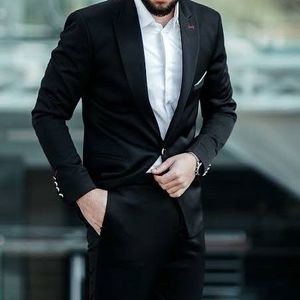 Black Full Coat Suit For Men