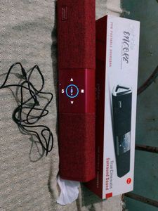 Pebble Encore Portable Soundbar - Red