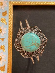 Bohemian Turquoise Cuff Bracelet