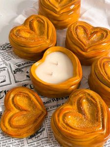 Autumn cinnamon candles.