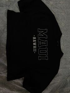 Black  Cropped T-shirt