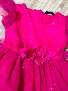 Girls Pink Party Dress new