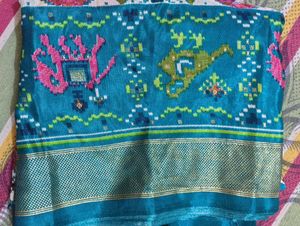 Beautiful Blue Silk Saree