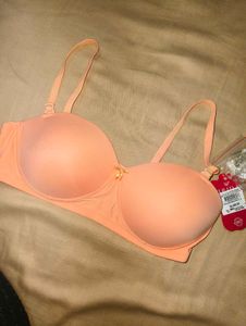 Peach Padded Bra