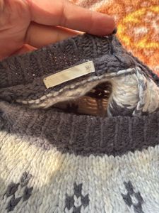 Cozy Patterned Pullover Sweater
