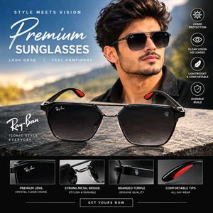 Stylish Black Ray-Ban Sunglasses
