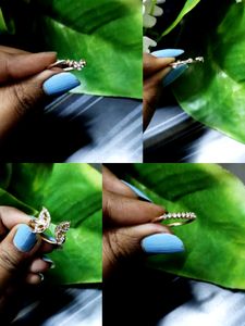 URBANIC Gold-Toned Rhinestone Ring