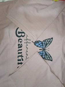 Pink Butterfly Graphic T-Shirt