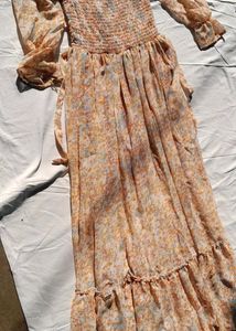 Floral Print Long Dress 👗🌸