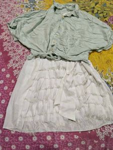 Flowy Boho Chic Dress and shrug
