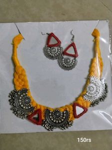 Navratri Necklace &amp; Earring Set
