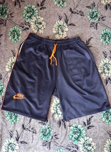 Nike Athletic Shorts Navy Orange