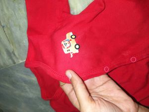 Cute Baby Red Cardigan