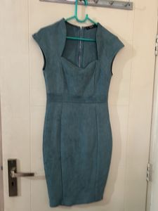 Chic Blue Bodycon Dress