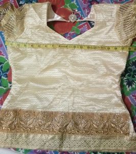 Net Embroidered Lehenga