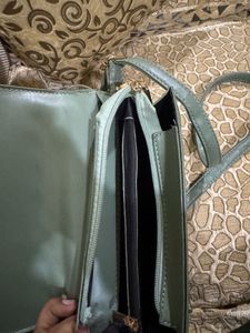 Green Sling Bag - Like New Condition