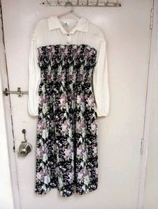 Floral Print Midi Dress
