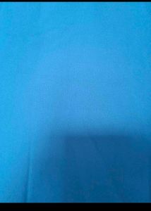 Blue Ruffled Sleeve Top