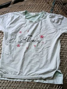 Light Blue "Just Believe" T-Shirt