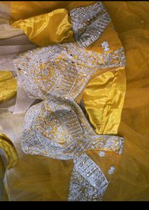 see video  ....Yellow Lehenga