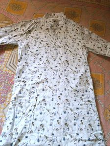 Floral Print Button-Down Shirt