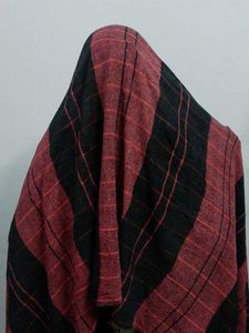 Red &amp; Black  Shawl