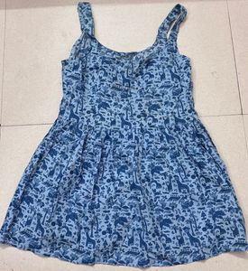 short blue kurti