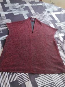 KASSUALLY Premium Shimmer Party Top (Size S)