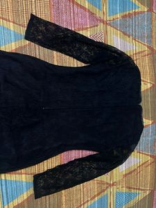 Elegant Black Lace Dress