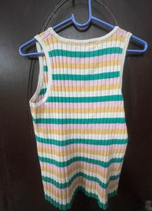 Striped Knit Tank Top