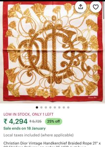 Christian Dior Scarf