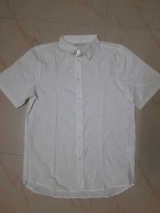 Classic White H&amp;M Short Sleeve Shirt