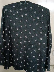 Chic Printed Long Sleeve Blouse