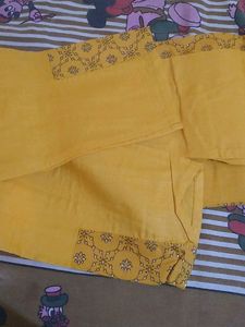 Haldi Function Ke Liye Yelo Color Bottom And Kurta