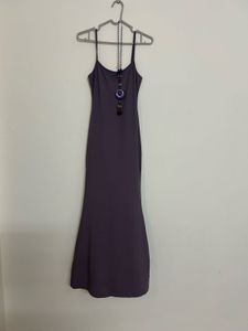 PHOEBE BUFFAY Sleek Spaghetti Strap Maxi Dress